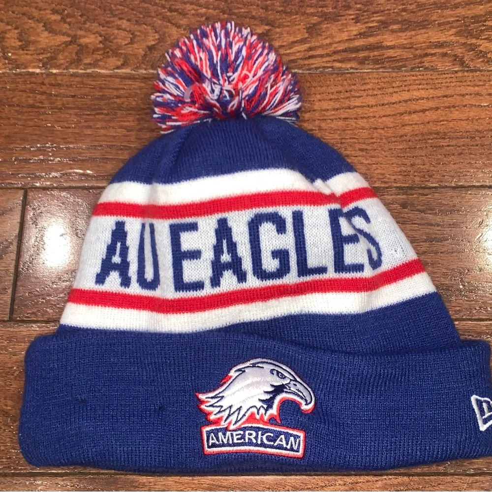 AU Eagles New Era Pom Beanie Y2K‎ Collegiate Sportswear